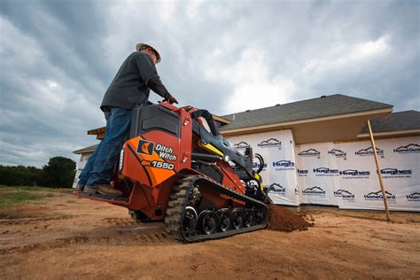 ditch witch mini skid steer bush hog|ditch witch 1550 price.